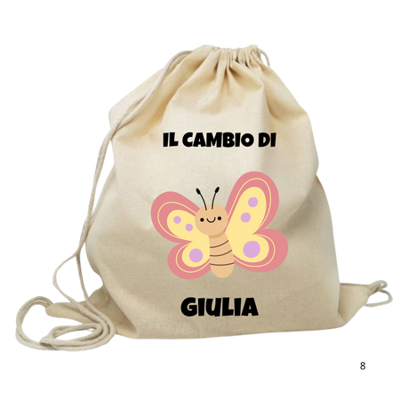 Sacchetta per il Cambio - PERSONALIZZABILE