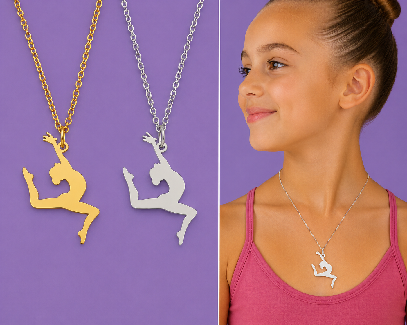 Collana in Acciaio – Silver e Oro Mod 9