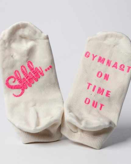 CALZINI Shhh.. Gymnast on time out