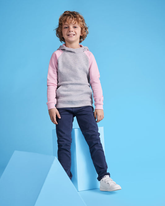 Felpa con Cappuccio Bicolore Roly  Bambino