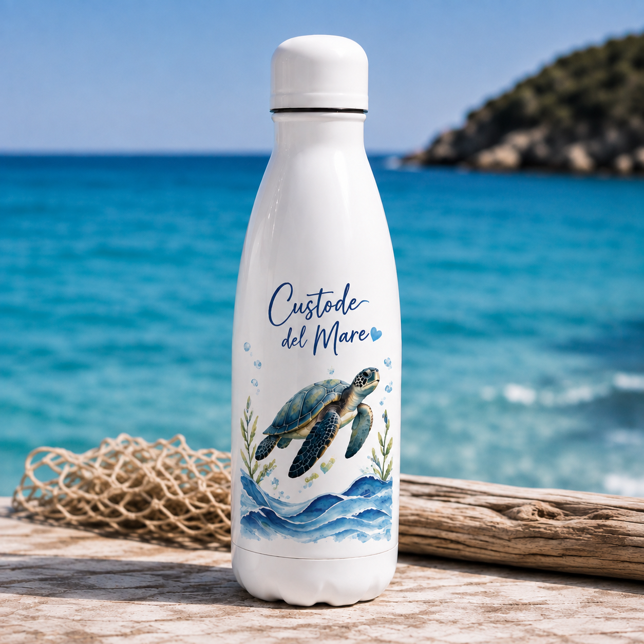 Borraccia 700 ml “Custode del Mare” – Lampedusa Turtle Rescue