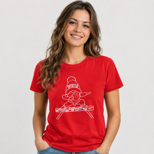 T-Shirt Natalizia Personalizzabile – Scrivi il Tuo Nome sul Cappellino