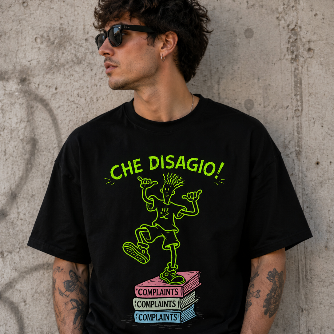 T-Shirt “Che Disagio!” – Personalizzabile