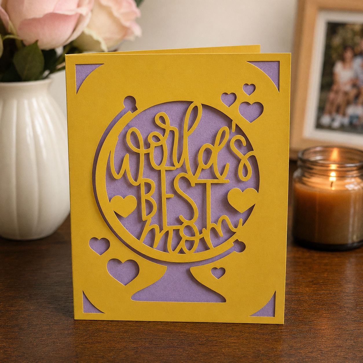 Biglietto “World’s Best Mom” – Mamma Speciale