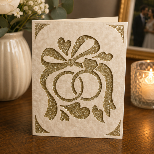 Biglietto Matrimonio – Fedi & Cuori