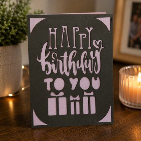 Biglietto “Happy Birthday” – Personalizzabile
