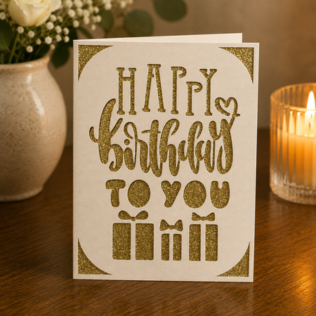 Biglietto “Happy Birthday” – Personalizzabile