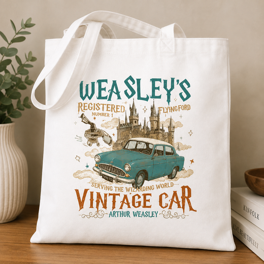 Shopper “Magical Vintage Car” – Ispirata al tuo Mondo Preferito