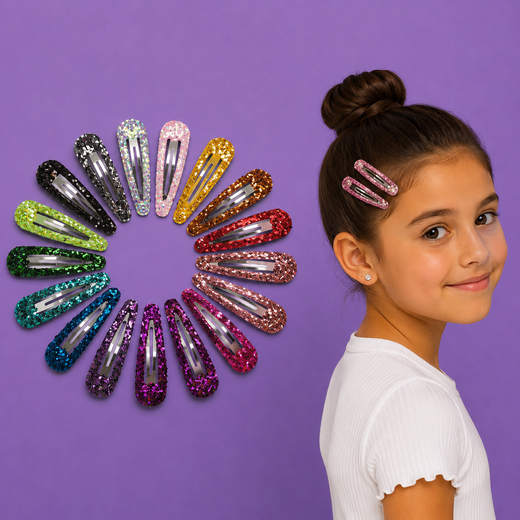 Mollette con Brillantini per Capelli