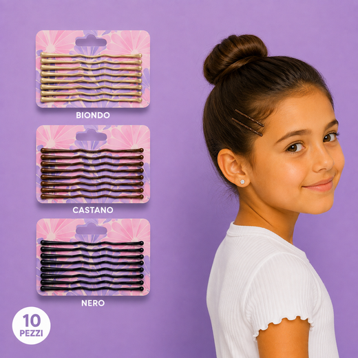 Mollette Ondulate - 10 pezzi