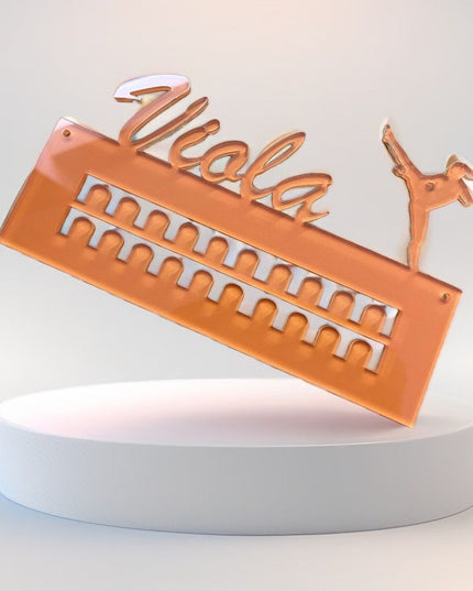 Porta Medaglie con nome karate