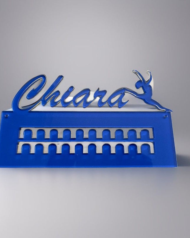 Porta Medaglie con nome ginnasta