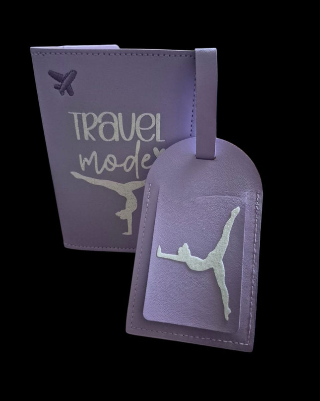 Targhetta per Valigia Personalizzata con Ginnasta mod 1