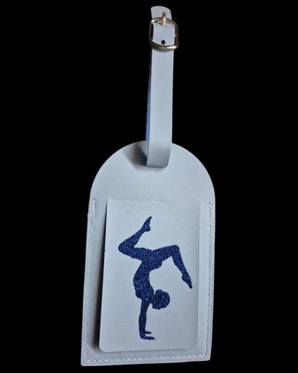 Targhetta per Valigia Personalizzata con Ginnasta mod 2