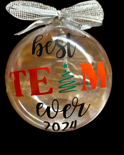 Pallina natalizia “best team ever