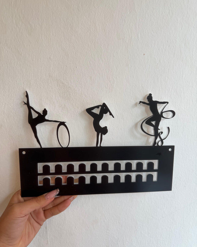 PORTAMEDAGLIE - TEMA GINNASTICA RITMICA