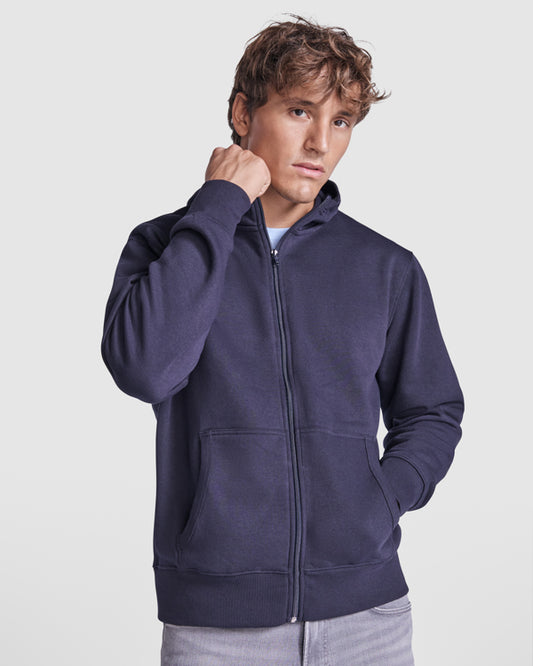 Felpa MONTBLANC  con Cappuccio Zip Intera