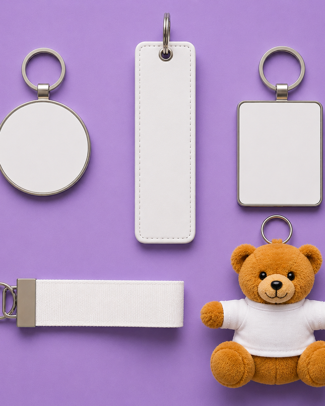 Portachiavi Personalizzabile – Scegli Modello e Grafica