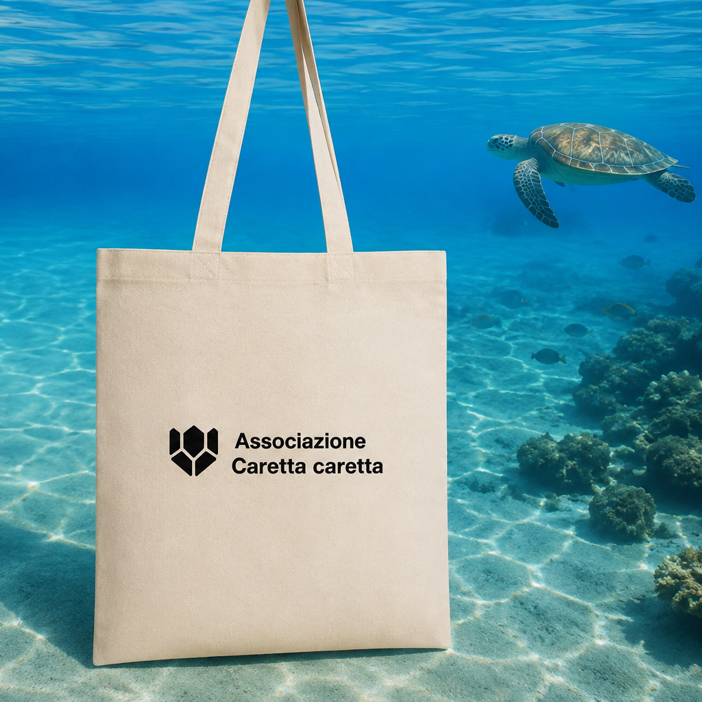 TOTE BAG Caretta caretta – Lampedusa Turtle Rescue