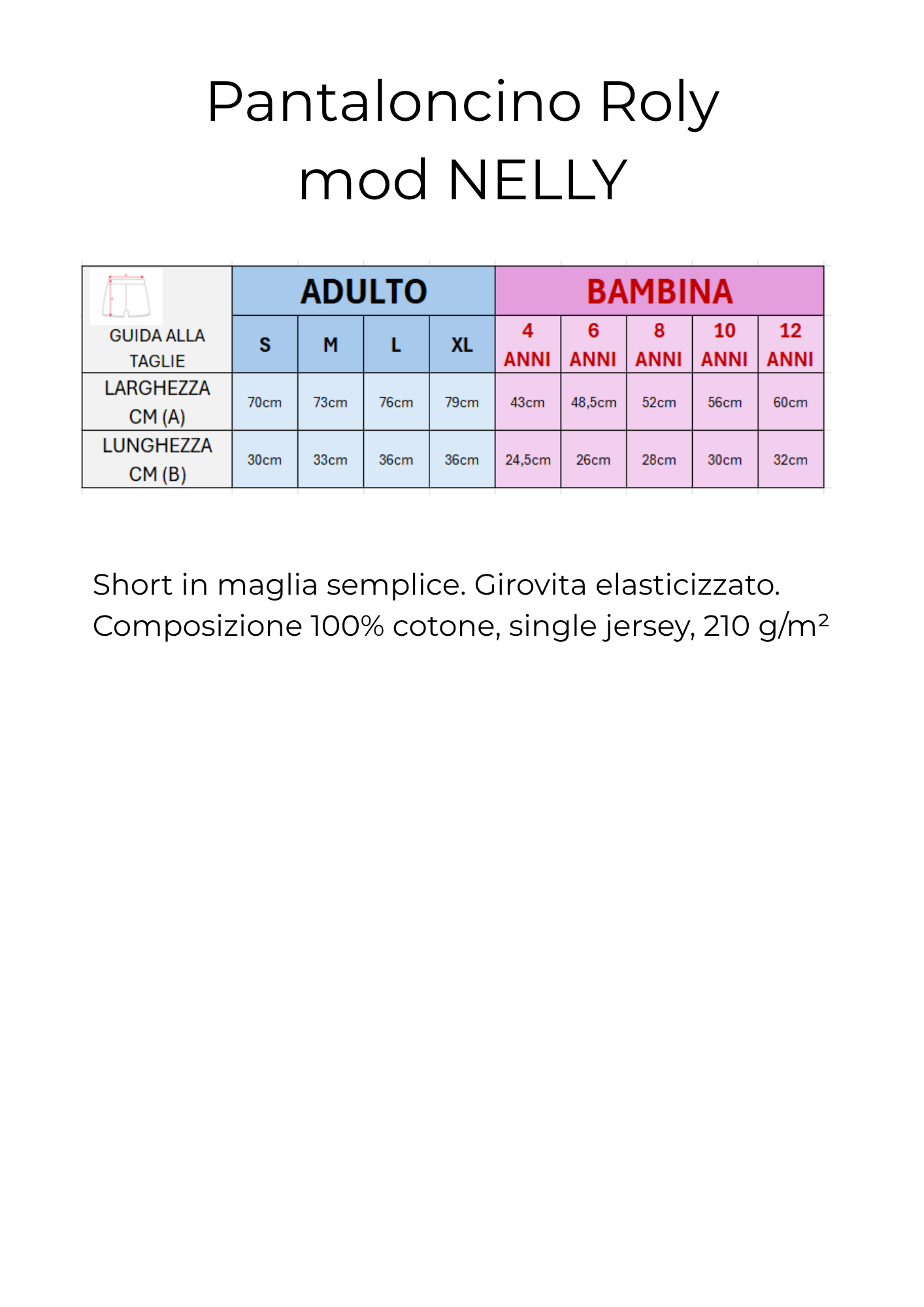 Pantaloncini Evolvéa