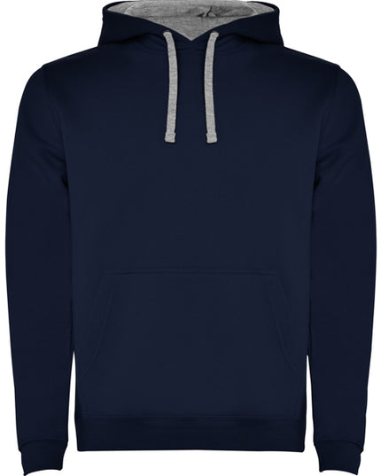 Felpa Bicolore con Cappuccio Uomo