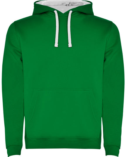 Felpa Bicolore con Cappuccio Uomo