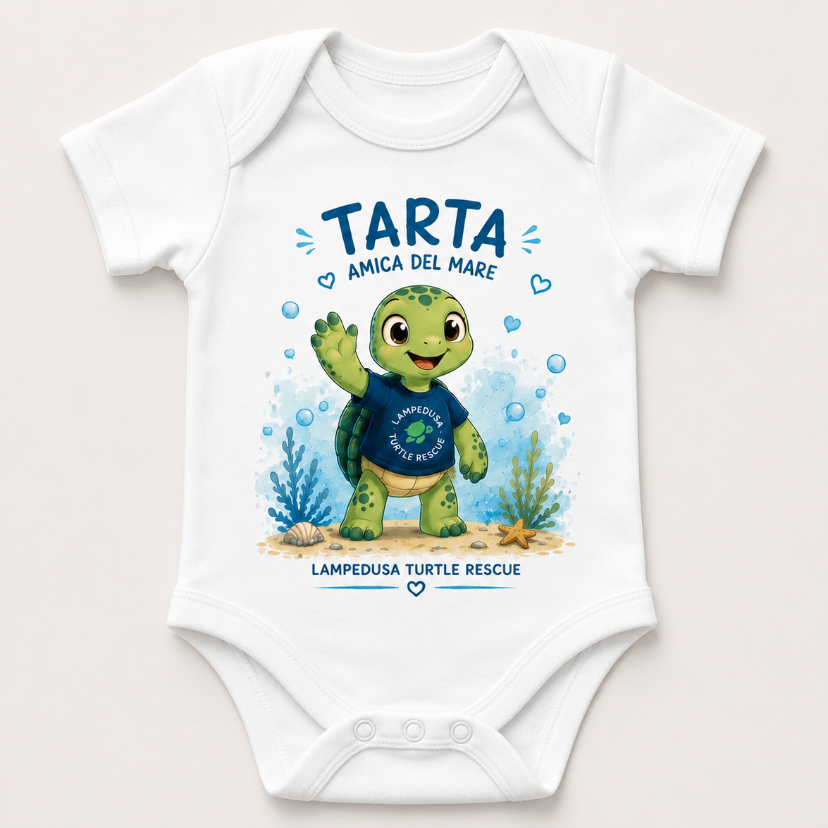 Body Neonato “Tarta – Amica del Mare”