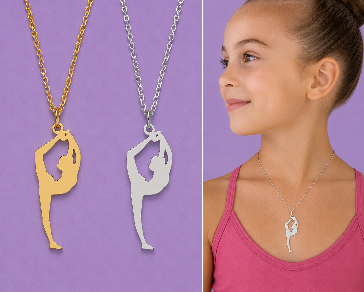 Collana in Acciaio – Silver e Oro Mod 3