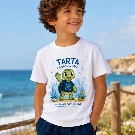 T-shirt Bambino “Tarta – Amica del Mare”