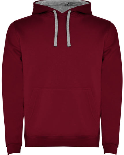 Felpa Bicolore con Cappuccio Uomo