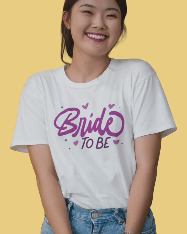 T-shirt “Bride to Be” – LINEA MATRIMONIO