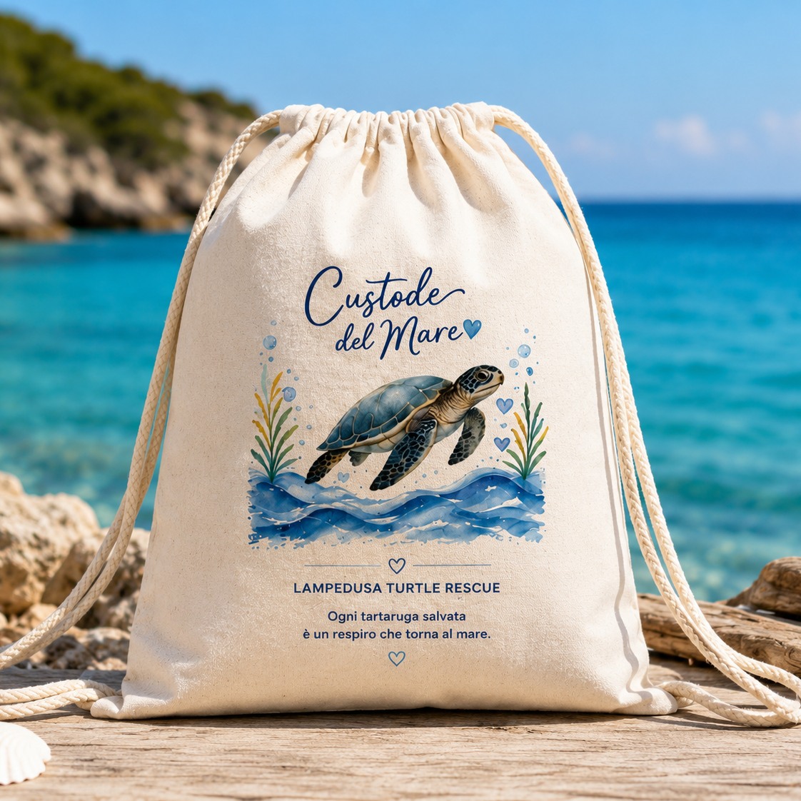 Sacchetta “Custode del Mare” – Lampedusa Turtle Rescue